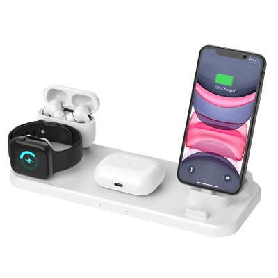 15W wireless charger wireless power dock for samsung watch for airpods pro original watch 1/2//3/4/5 all in one wireless charger